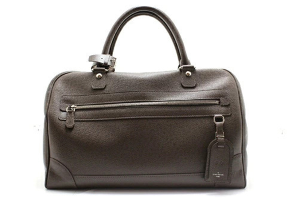LOUIS VUITTON Stanislav Taiga Grizzly Boston Bag